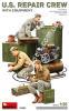 US Repair Crew with Equipment (3 Figures) 1/35 MiniArt 53004