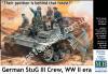 1/35 Master Box 35208 German StuG III Crew, WW II era. “Their position is behind that forest!