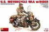 1/35 MiniArt 35172 U.S. Motorcycle WLA w/rider