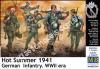 Hot Summer 1941 - German Infantry (5 Figures) 1/35 Master Box 35249