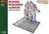 1/35 MiniArt 36049 Разрушенный дом с основанием