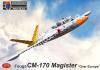 1/72 Kovozavody Prostejov 0242 Fouga CM-170 Magister „Over Europe“