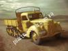 1/35 ICM 35412 V3000S/SS M (Sd.Kfz.3b) Maultier, Германский полугусеничный грузовой автомобиль ІІ МВ