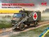 1/35 ICM 35138 Unimog S 404 Krankenwagen German Military Ambulance