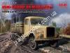 1/35 ICM 35453 KHD S3000/SS M Maultier, WWII German Semi-Tracked Truck