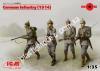 1/35 ICM 35679 Германская пехота (1914 г.), (4 фигуры)