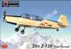 1/72 Kovozavody Prostejov 0408 Zlin Z-126 “Over Europe”