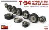 1/35 MiniArt 35242 T-34 Wheels set. 1943-44 series