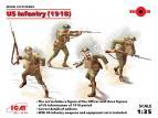1/35 ICM 35693 US Infantry (1918) (4 figures)
