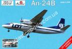 1/144 A-model 1464-02 Antonov An-24B Polish/DDR airlines