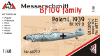 1/48 AMG 48717 Messerschmitt Bf.109D-1 (Poland, 1939)