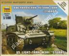 1/100 Zvezda 6265 American light tank M3A1 
