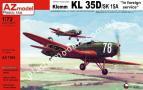 1/72 AZ model 7506 German Trainer plane Klemm KL 35D/SK 15A 