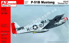 1/72 AZ model 7588 P-51B Mustang Dorsal Fin USSAF