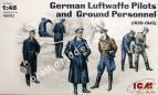 1/48 ICM 48082 German Luftwaffe Pilots and Ground Personnel (1939-1945)