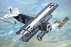 1/48 Roden 418 Fokker D.VII немецкий истребитель. Fokker D.VII German fighter