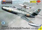1/72 Kovozavody Prostejov 0528 Dassault MD.450 Toofani 'Indian AF'