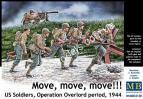 1/35 Mastr Box 35130 Move, move, move!!! U.S. Soldiers