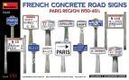 French Concrete Road Signs Paris Region 1930-40's 1/35 MiniArt 35659
