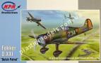 1/72 MPM 72571 Fokker D.XXI 'Dutch Patrol'