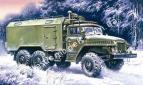 1/72 ICM 72712 Урал-375А командный пункт