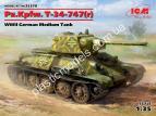 1/35 ICM 35370 German Medium Tank Pz.Kpfw. 747 T-34 (r)