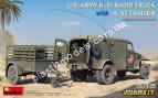 1/35 MiniArt 35418 U.S. Army K51 Radio Truck with K52 Trailer Interior Kit