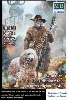 1/35 Master Box 35216 Pоst-apocalyptic fiction. Desert Battle Series. Skull Clan – Long-distance raid. Kit №4. A new religion. Pastor