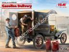 1/24 ICM 24019 Gasoline Delivery, Model T 1912 Delivery Car with American Gasoline Loaders