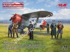 1/48 ICM 48094 I-153 Luftwaffe with Pilots and Ground Personnel