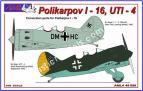 1/48 AML AMLA 48025 Поликарпов УТИ-4 немецкая версия