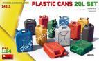 1/24 MiniArt 24013 Plastic Cans 20L Set
