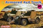 1/72 Dragon 7423 1+1 Willys MB (Armored Truck, w/bazookas,  .50 cal. or a .30 cal. MG))