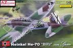 1/48 AZ model 4851 Heinkel He-70 over Spain