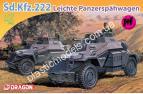 1/72 Dragon 7393 Sd.Kfz.222 Leichte Panzerspahwagen
