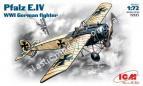 1/72 ICM 72121 Пфальц E.IV, германский истребитель І Мировой войны