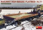 1/35 MiniArt 39004 Railway non-brake Flatbed 16,5 t