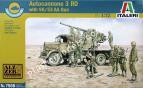 1/72 Italeri 7508 Autocannone 3 RO with 90/53 AA GUN - FAST ASSEMBLY