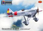 1/72 Kovozavody Prostejov 0180 Dewoitine D.510 International