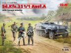 1/35 ICM 35103 Sd.Kfz.251/1 Ausf.A с Немецкой пехотой