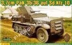 1/72 ACE 72281  3.7cm PaK 35/36 auf Sd.Kfz. 10