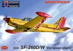 1/72 Kovozavody Prostejov 0212 SIAI SF-260W/D „European Users“