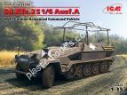 1/35 ICM 35102 Sd.Kfz.251/6 Ausf.A, WWII German Armoured Command Vehicle