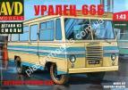 1/43 AVD model 1362 Uraltez-66B Gaz-51 Russian Bus