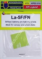 1/72 KPEX 0010 Lavochkin La-5F/La-FN - canopy and wheel disk masks