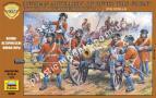 1/72 Zvezda 8058 Russian artillery of Peter the great
