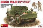 1/35 Mini-Art 35077 DINGO Mk.III BRITISH SCOUT CAR w/CREW