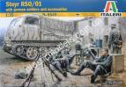 1/35 Italeri 6549 Steyr RSO/01 with German Soldiers and accessories