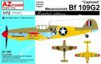 1/72 AZ model 7496 Bf 109G-2 Captured USAF RAF Red Army