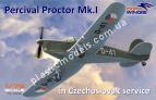 1/72 Dora Wings 72003 Percival Proctor Mk.1 marking of Czechoslovakia